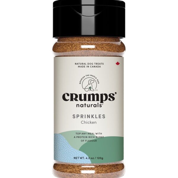 Crumps' Naturals Gâteries Pour Chien, Flocons De Poulet à Saupoudrer 120g