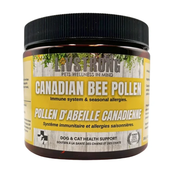 Livstrong - Pollen d'abeille Canadienne | Chien et chat - 150g