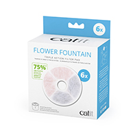 Catit Cartouche filtrante triple action sans cadre pour fontaine fleur – Image 2