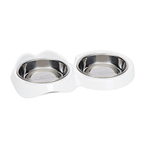 Catit PIXI Bol double - Blanc