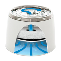 Catit Fontaine à eau avec dessus en acier inoxydable - 2 L (64 fl oz) – Image 3