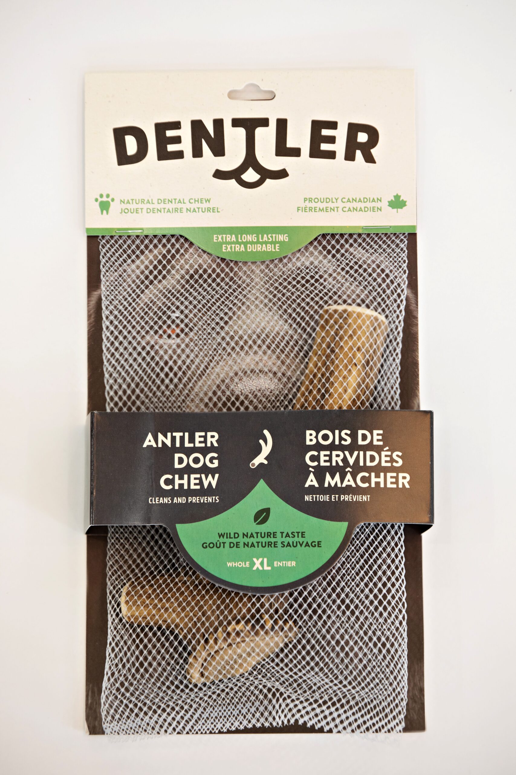 Dentler Bois De Cervidés Entier Nature Sauvage