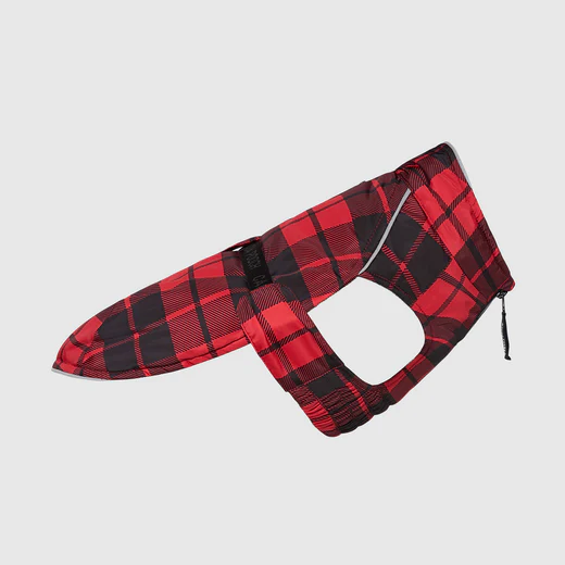 Canada Pooch - Manteau thermique | Carreaux rouges - 26''