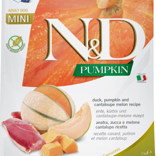 Farmina N&D Citrouille pour chien Canard & cantaloup