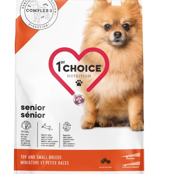 1st choice chien sénior miniature et petite races poulet