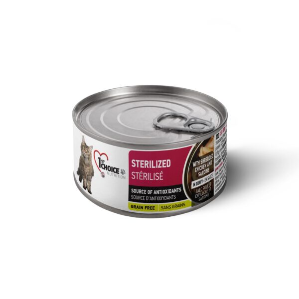 1st choice conserve éffiloché chat stérilisé 85g