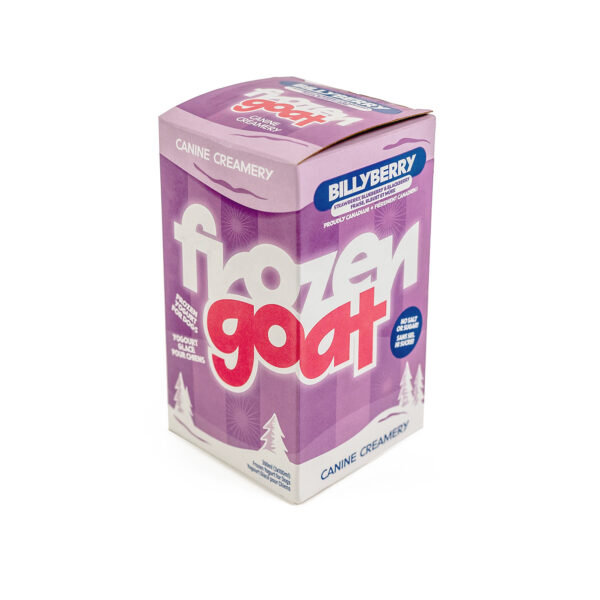 Big Country Raw - Yogourt de lait de chèvre glacé | Billyberry (fraise/bleuet/mûre) - 300 ml