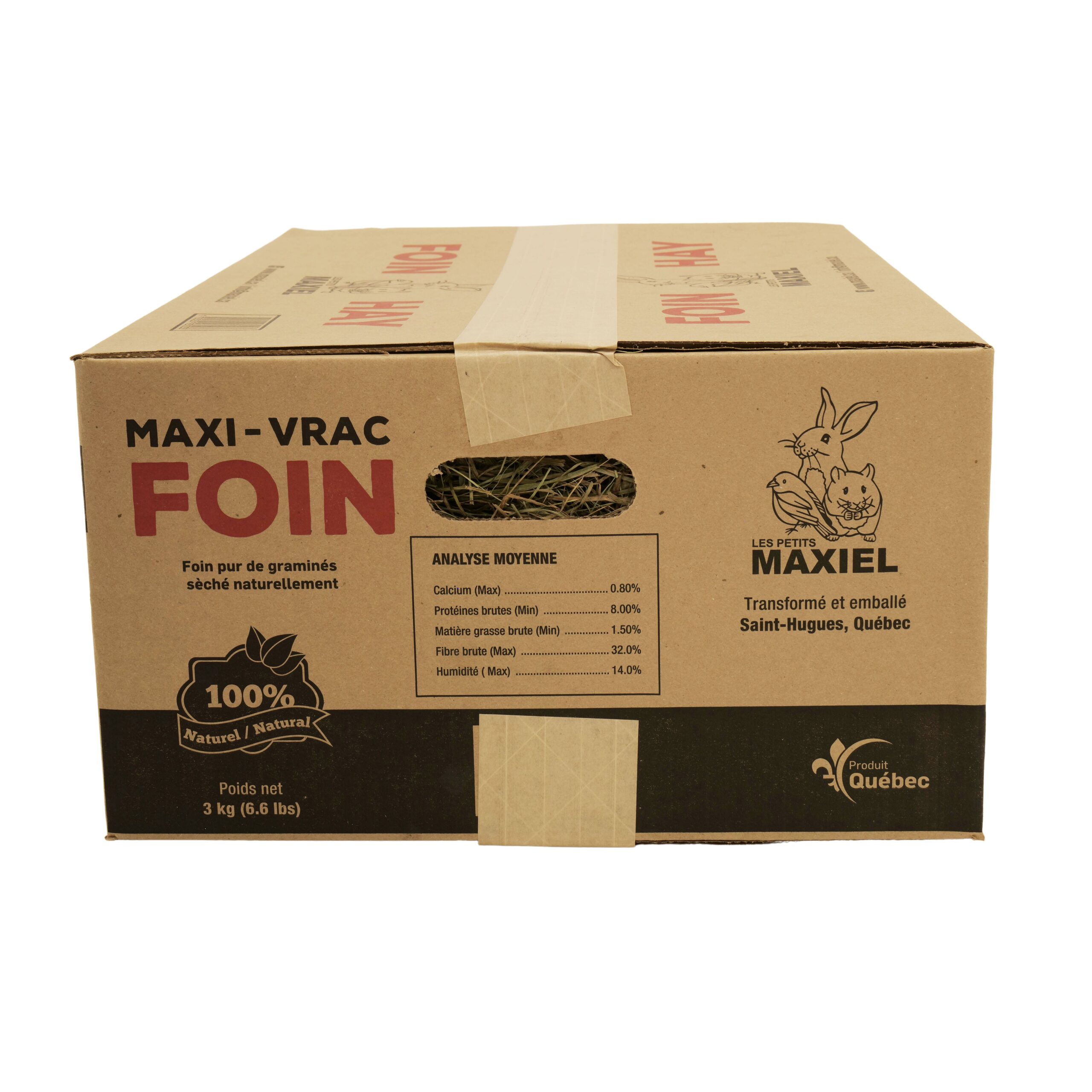 Les Petits Maxiel - Boite à foin maxi vrac 3 Kg – Image 3