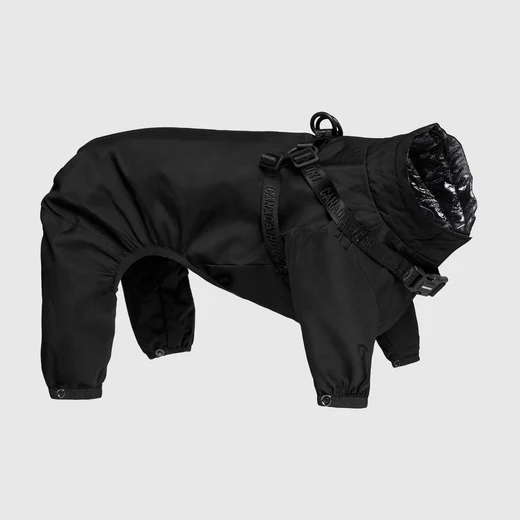 Canada Pooch - Combinaison de neige avec harnais | Noir