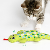 Catit Groovy - Jouet pour chat | Gecko vert – Image 3