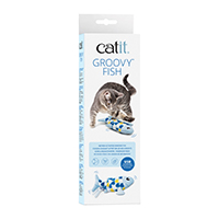 Catit Groovy - Jouet pour chat | Poisson bleu