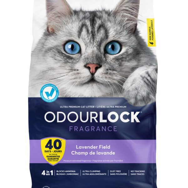 Intersand Odourlock Litière Agglomérante Lavande 12 Kg
