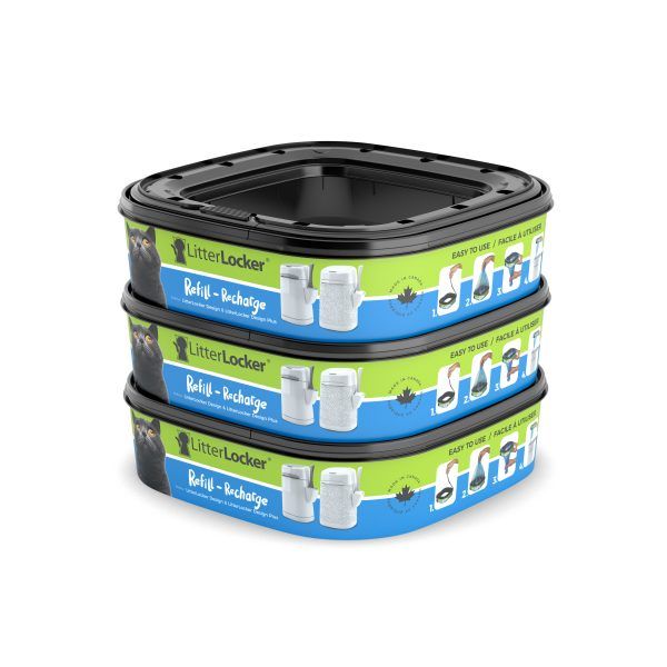 Litterlocker Design Plus - Cassette de recharge - pqt 3