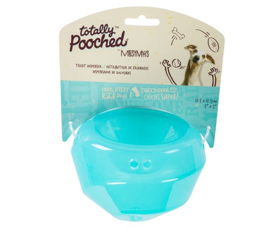 Messy Mutts - Jouet interactif pour chien "Totally Pooched / Stuff'n Wobble Ball"