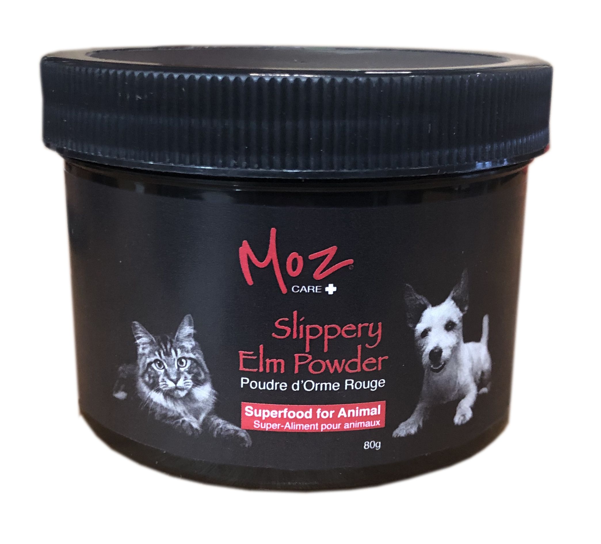 Moz Pet Super-aliment Pour Animaux - Poudre D'orme Rouge 80g