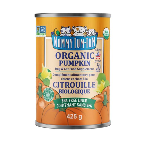 Nummy Tum-Tum complément alimentaire pour chien et chat | Citrouille biologique - 425g