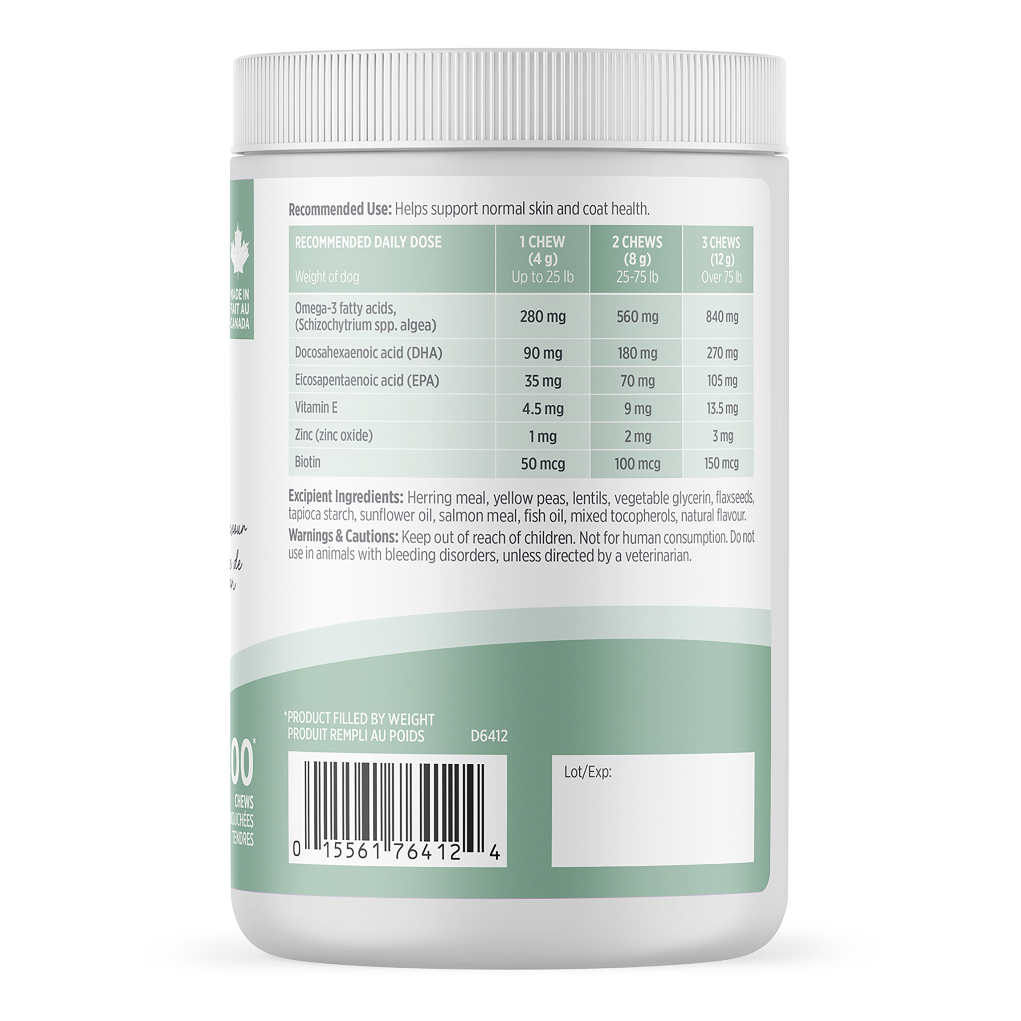 Nutrience Care+ | Supplément Peau et pelage pour chien - 400g – Image 2