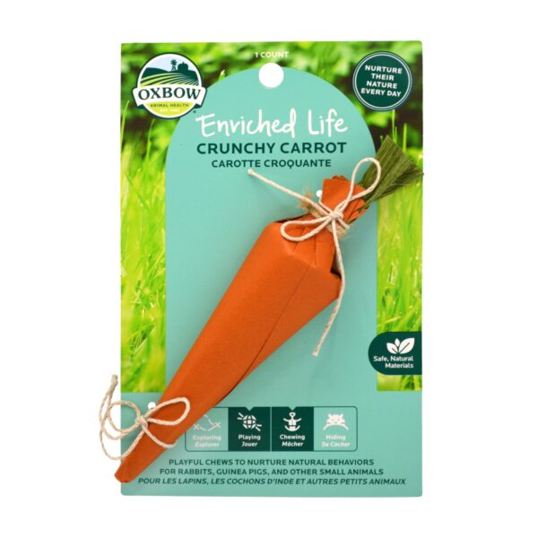 Oxbow Enriched Life - Gâterie à mâcher pour rongeur - Carotte croquante
