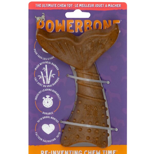 Powerbone - Jouet à Mâcher Pour Chien - Nylon & Bambou | Queue De Sirène 6"