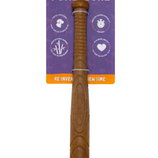 Powerbone - Jouet à Mâcher Pour Chien | Nylon & Bambou - Bâton De Baseball 5.5"