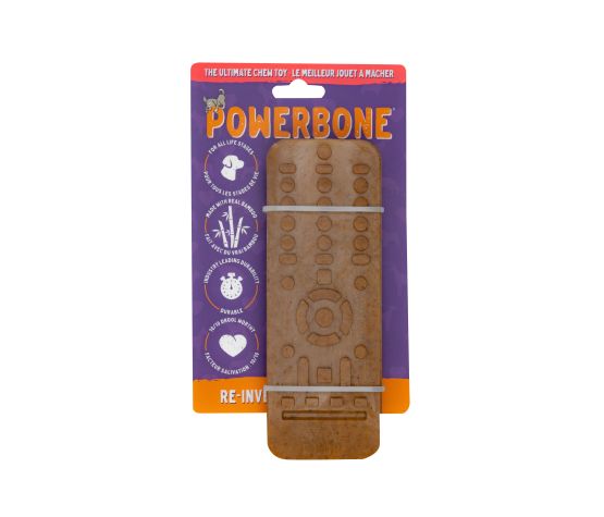 Powerbone | Jouet à Mâcher Pour Chien, Nylon & Bambou - Télécommande 7"