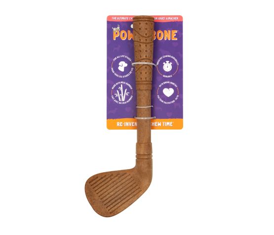 Powerbone - Jouet à Mâcher Pour Chien, Nylon & Bambou |  Bâton De Golf 12"