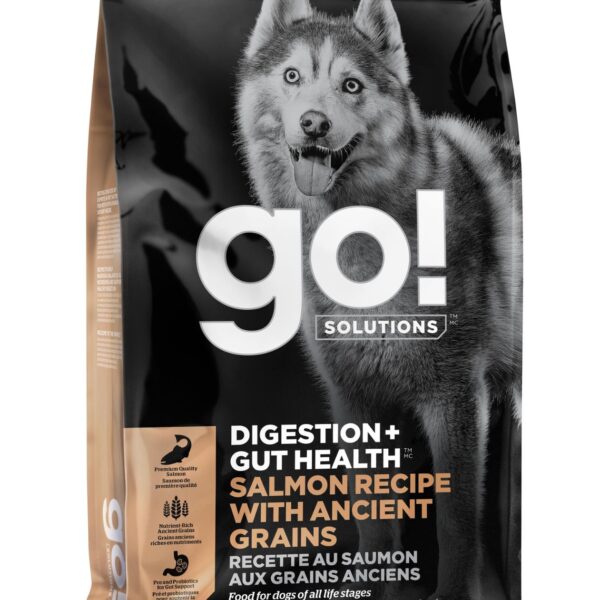 Petcurean Go! Digestion + santé intestinale aux grains anciens pour chien saumon