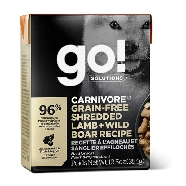 Petcurean Go! Chien Tetra Pak 12.5oz