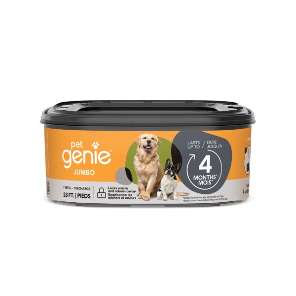 Pet Genie - Recharge jumbo 28' pour poubelle Pet Genie