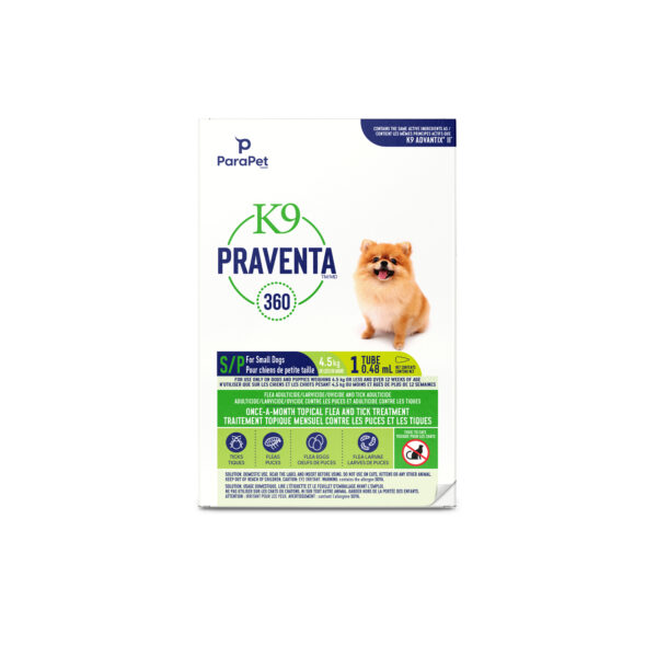 K9 Praventa 360 Traitement anti-puces et anti-tiques