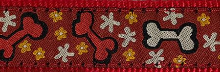 Hunter - Collier Nylon - Chien | 1" x 22" - Rouge os