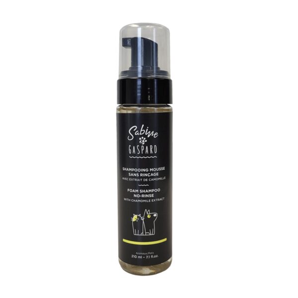 Sabine & Gaspard, Shampoing Mousse Sans Rinçage Avec Extrait De Camomille 210ml