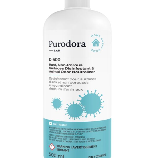 Purodora Lab, Neutralisant D'odeurs D'animaux Et Désinfectant | Formule D-500