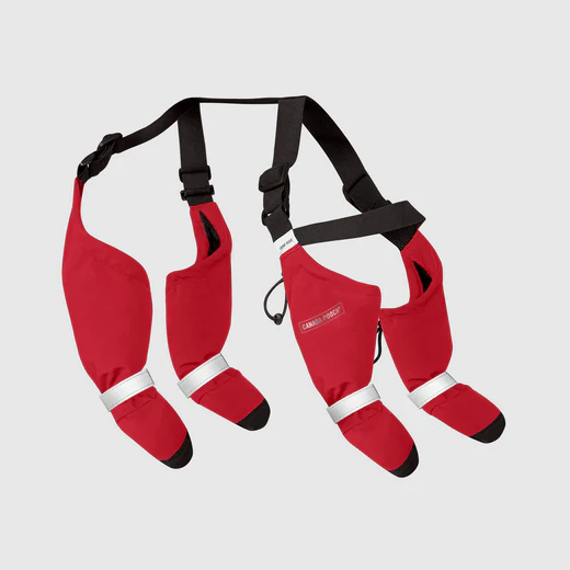 Canada Pooch - Bottes à bretelles | Rouge