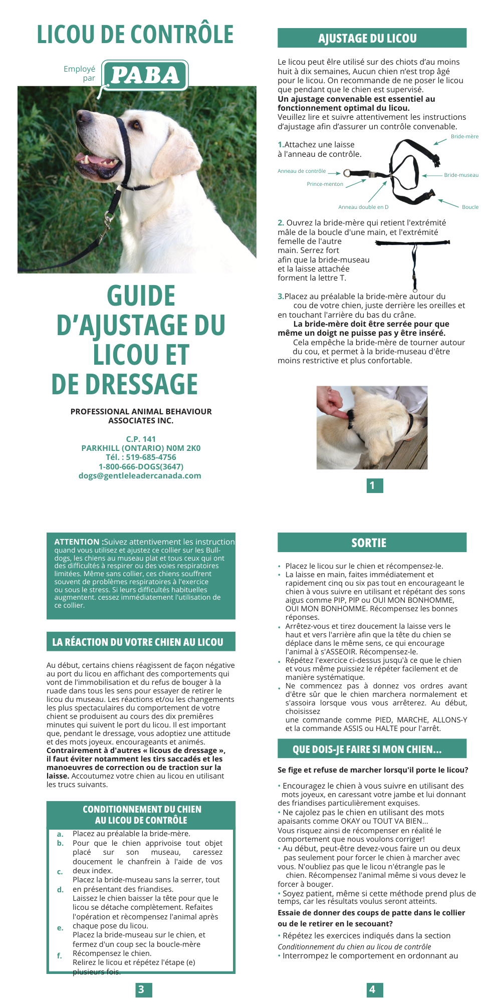 Gentle Leader - Licou pour chien | Noir – Image 2