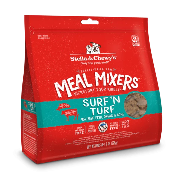 Stella & Chewy's | Rehausseur de repas lyophilisé pour chien - Terre et Mer