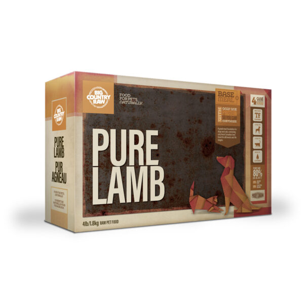 Big Country Raw - Repas Pur agneau | Chien et chat - 4lbs