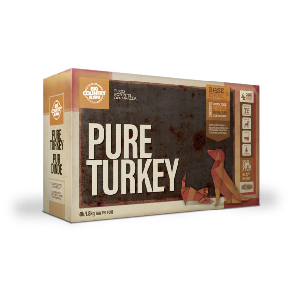 Big Country Raw - Repas Pur dinde | Chien et chat - 4lbs