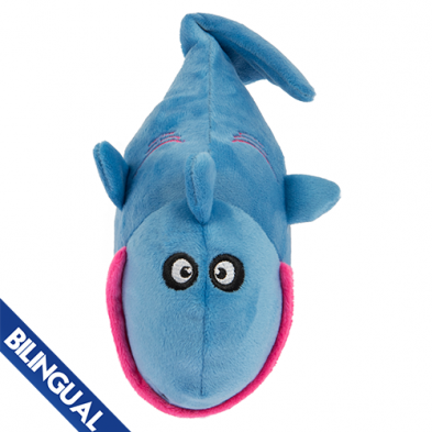GoDog - Peluche pour chien qui bouche | Requin – Image 3