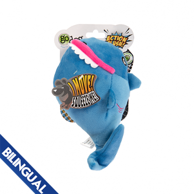 GoDog - Peluche pour chien qui bouche | Requin