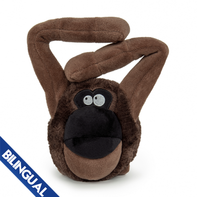 GoDog - Peluche pour chien animé | Singe – Image 2