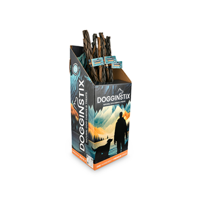 Doggin Stix - Bâton de collagène d'agneau pour chien  24'' - Tressé