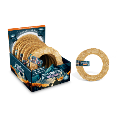 Doggin Stix - Os à mâcher pour chien au collagène d'agneau | Donut cosmique