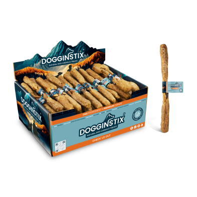 Doggin Stix - Os à mâcher pour chien au collagène d'agneau | Haltère