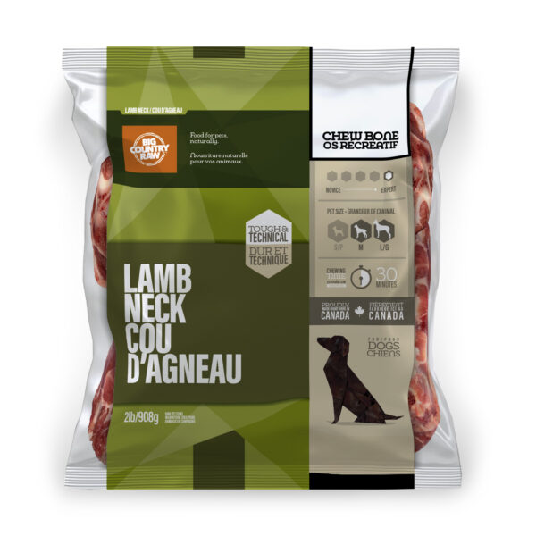 Big Country Raw - Cous d'agneau | Congelés- 2lbs
