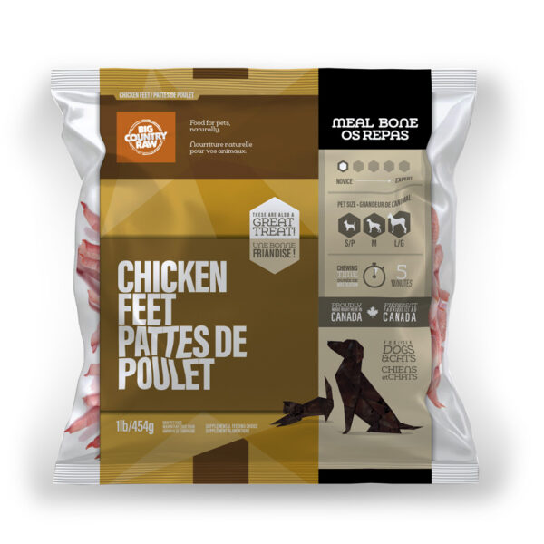 Big Country Raw - Pattes de poulet | Congelés- 1lbs