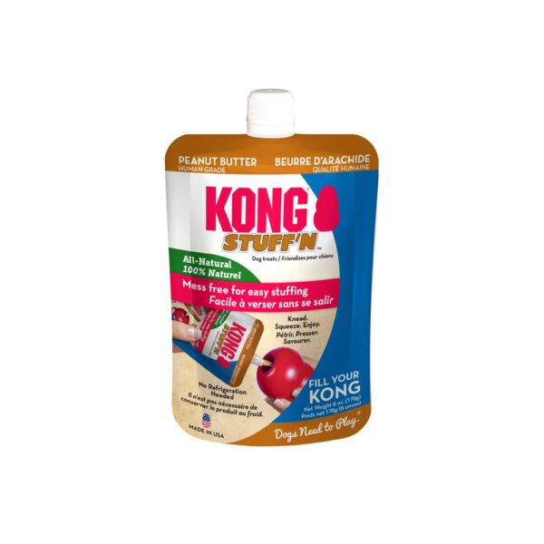 Kong - Stuff'N | Pochette friandise - Beurre d'arachides - 6 oz