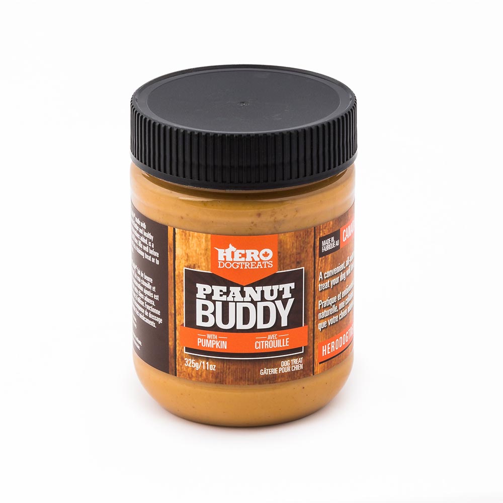 Hero Peanut Buddy- Beurre d'arachides naturel | Avec citrouille - 325g