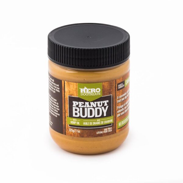 Hero Peanut Buddy - Beurre d'arachides naturel | Aux graines de chanvre - 325g