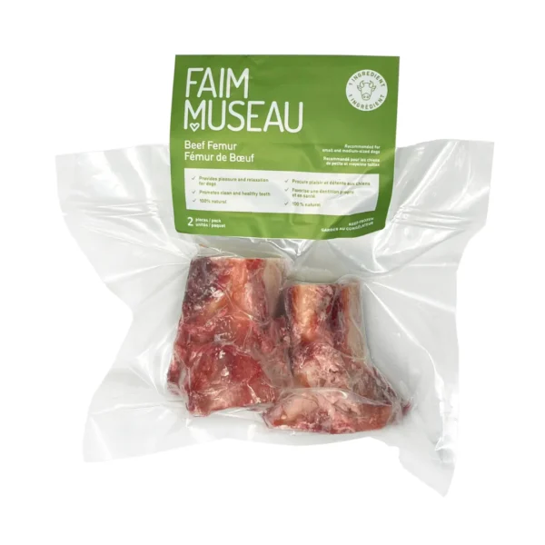 Faim museau - Moyen fémur de boeuf x2